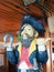 Captain Hook Pirate Wood Carving