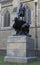 Captain Matthew Flinders Statue erected in 1923 by artist Charles Web Gilbert in front of St Paul Cathedral in Melbourne