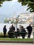 Captains of ferry to San Giulio Lake, Italy