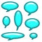 Caption Bubbles Clip Art