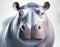 Captivating 8k 3d Portrait Of A Hippo With A Captivating Gaze