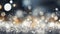 Captivating Abstract Christmas Bokeh Lights with Motion Blur - Elegant White and Gray Festive Background for Holiday Designs