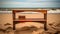 Captivating Beach Side Table With Biblical Grandeur And Polished Craftsmanship