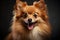 Captivating Close-up: The Endearing Charm of a Pomeranian