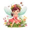 Captivating fairy character