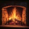 Captivating flames Crackling fireplace adds warmth and visual allure