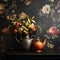 Captivating Floral Still Lifes: Teapots And Wallpaper In English Countryside