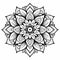 Captivating Flower Mandala Coloring Pages: Bold And Graceful Designs
