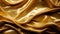 Captivating golden crumpled foil texture background for creative designs and projects