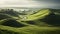 Captivating Hinterland Photograph Of Denmark\\\'s Grassy Hills