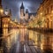 Captivating image showcasing the rich history and vibrant cultural legacy of Krakow's Jewish community