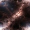 Captivating images of dark space with nebulous forms and rollerwave (tiled