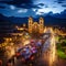 Captivating Journey through Cusco: Panoramic View of Plaza de Armas and Sacsayhuaman Ruins