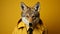 Captivating Minimalist Photography Of Cute Coyote Inspired By Wes Anderson