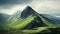 Captivating Mountain Photograph Of Green Hillside In Iceland