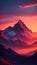 Captivating Mountain Sunsets: Nature\'s Breathtaking Display