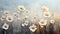 Captivating Painting Featuring White Flowers