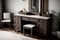 Captivating Photo of Realistic Vanity Table by Emily Johnson.AI Generated
