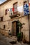 Captivating Photo of a Typical Italian Street Balcony with Clean Laundry in Rocca Imperiale