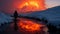 Captivating Photoshoot Of Swamps Mount Elbrus Soup Frozen Flame