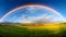 Captivating Rainbow: A mesmerizing photograph capturing the beauty of a rainbow
