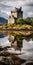 Captivating Reflection: Highland Castle In Realistic Seascapes