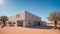 A Captivating Rendering Of A Desert House In The Middle Of The Desert AI Generative