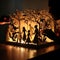 Captivating Scene of Shadow Puppetry Performance