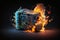 Captivating Shots of Exploding Gaming Consoles for Unique Advertisements