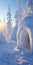 Captivating Snow Covered Igloos In Finland: A Fairy Tale Sunrise