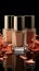 Captivating still life captures foundation product\\\'s essence, elevated by deliberate branding.