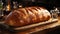 Captivating Stillness: Isolated Bread on Table