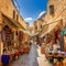 Captivating street scene capturing the essence of Jerusalem's lively atmosphere