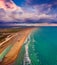 Captivating summer seascape of Adriatic sea.