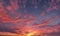 Captivating sunset sky, nature\\\'s vibrant masterpiece