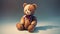 Captivating Teddy Bear Figurine Embracing National Teddy Bear Day.AI Generated