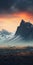 Captivating Terragen Landscape: Majestic Mountains In Muted Colorscape