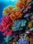 Captivating Underwater Luxury Coral Reef Photography.AI Generated