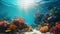 Captivating Underwater World: Seaweed, Coral Reef, Anaconda, And Marine Life