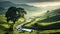 Captivating Valley Photograph Of Denmark\\\'s Green Hills
