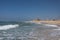 Captivating view of the ruins of ancient buildings in the Caesarea National Park in Caesarea, Israel