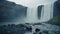 Captivating Waterfall Photo In Iceland With Subtle Atmospheric Perspective