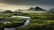 Captivating Wetland Photograph Of Danish Hills With Perfect Lighting