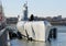 Capture of a docked submarine at a pier