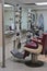 capture the interior of a traditional Shanghai style barber shop fenwick pier at hong kong 22 Jan 2022