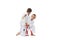 Capture for throwing athletes are doing in judogi