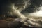 Capturing the drama of a thunderstorm and storm along the coast