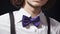 Capturing Elegance A Vibrant Dress Shirt and Bow Tie for National Bow Tie Day.AI Generated