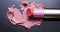 Capturing the Essence of a Crushed Pink Lipstick\\\'s Tip