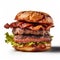 Capturing Suburban Ennui: A Mark Seliger-inspired Close-up Of A Bacon Burger